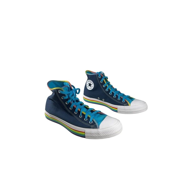 Converse Chuck Taylor All Star Hi Top Pride Edition Sneakers Men’s 11.5 Rainbow - Picture 6 of 16